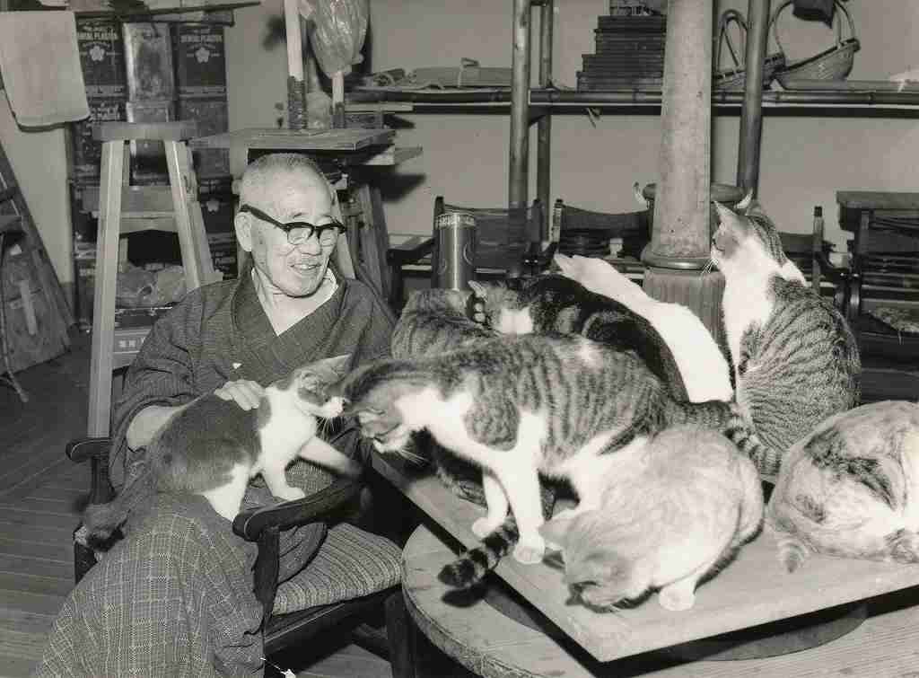 文豪や芸術家が猫と戯れてる画像を見よう! Part2