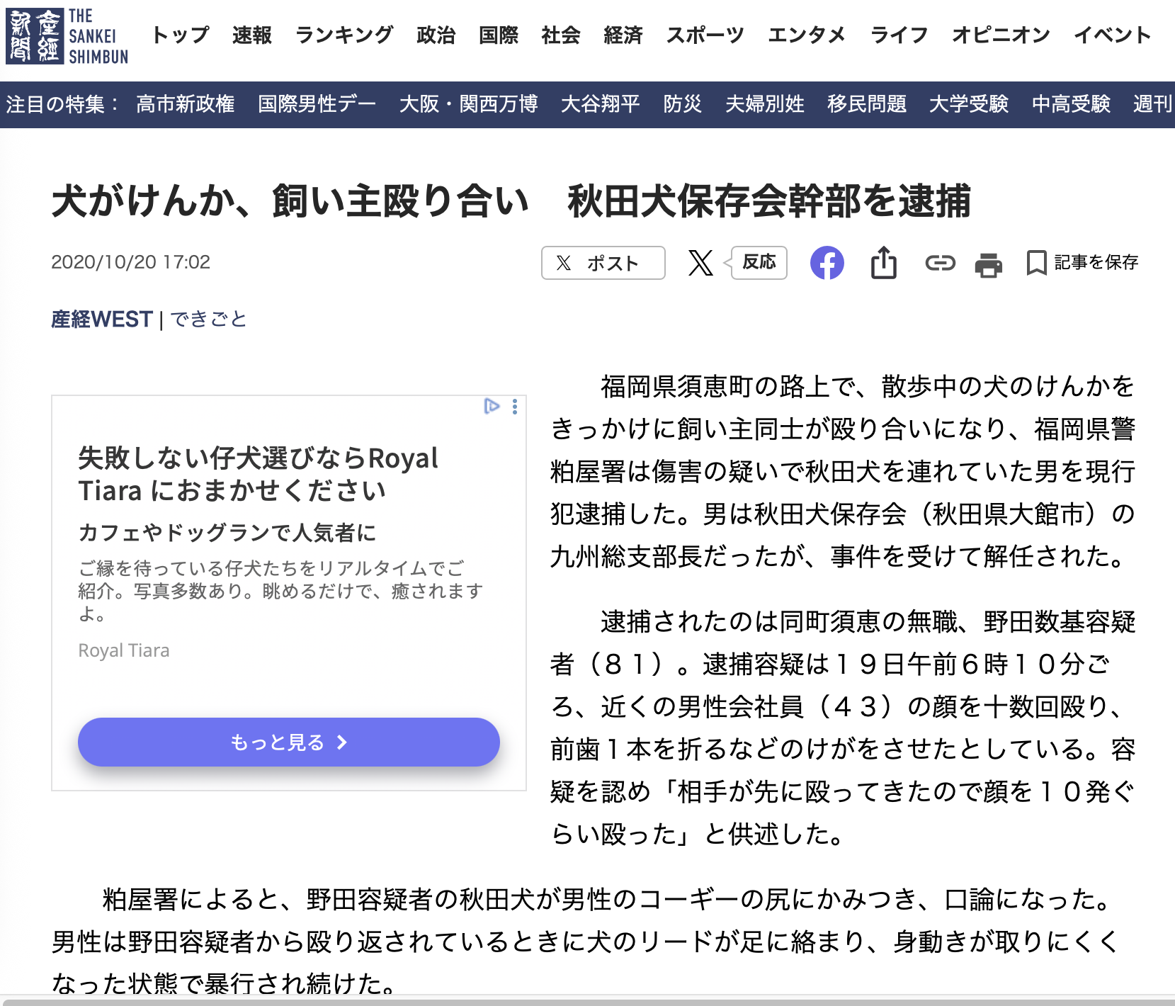 いま「一番人気の犬種」は?ベスト3とワースト3発表 あのブヒ系からバズらない名犬まで 米国