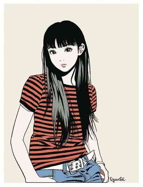 漫画家・江口寿史、横顔そっくり!イラスト「承諾を得たので再度公開します」 SNS元に描くも→モデルから連絡