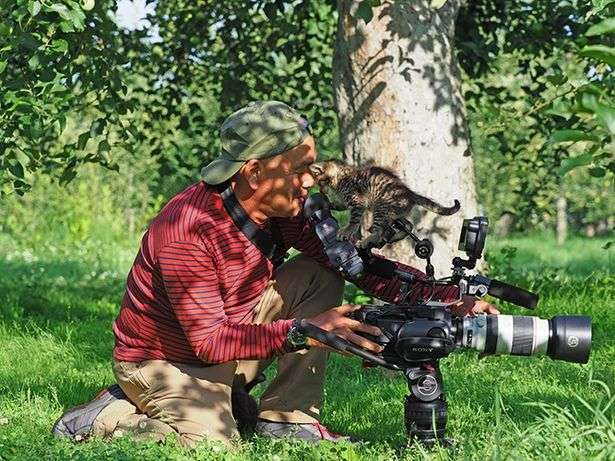 写真家・岩合光昭、「ネコ歩き」撮影中。“確信犯的に邪魔する”猫に「またやられています」