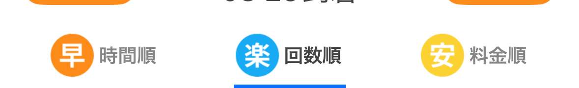 乗り換え案内の不満