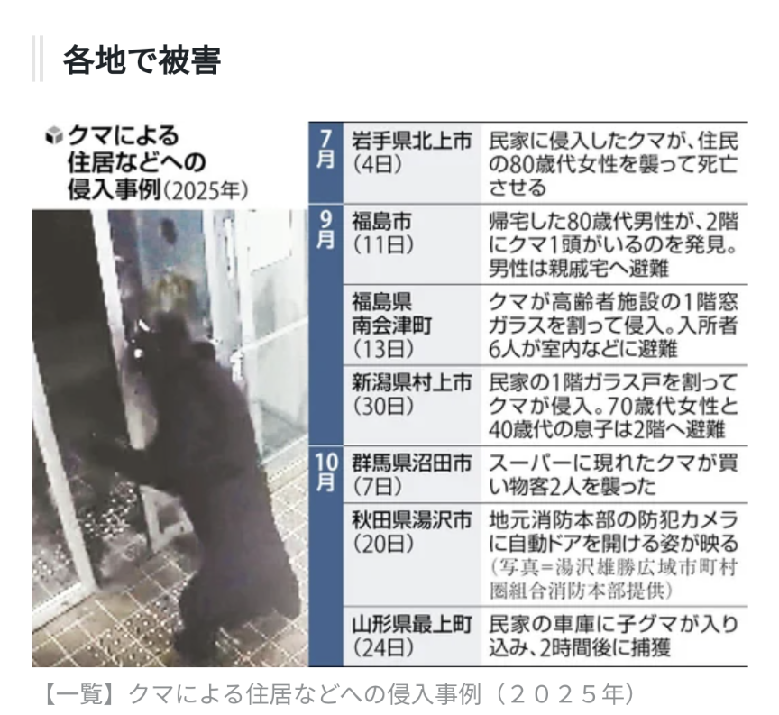クマ銃猟に抗議して農産物「不売運動」呼びかけ　愛護家の投稿に県人会は反発「秋田産を応援して」