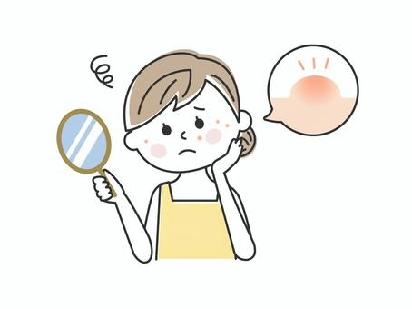 肌荒れしやすい人