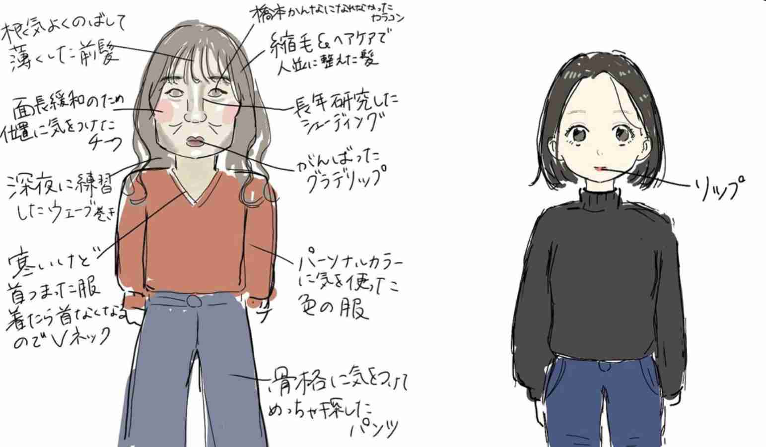 女友達に「もっと化粧しなよ」と言われるが男にはモテる