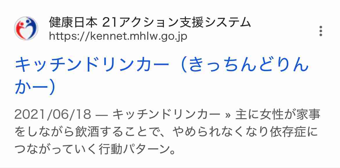 キッチンドリンカー楽しんでる人