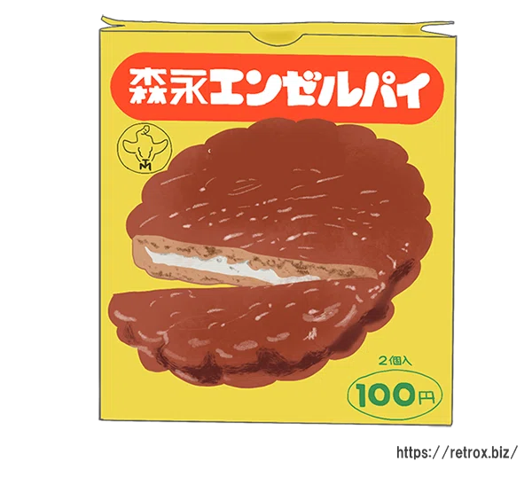 懐かしいパッケージを貼るトピ