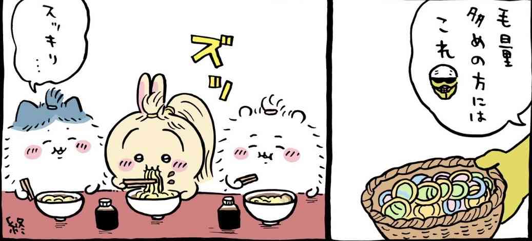 【ロングヘア】食事中料理に毛先がついてる