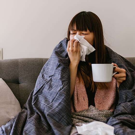 最後に風邪とかひいたのいつですか？