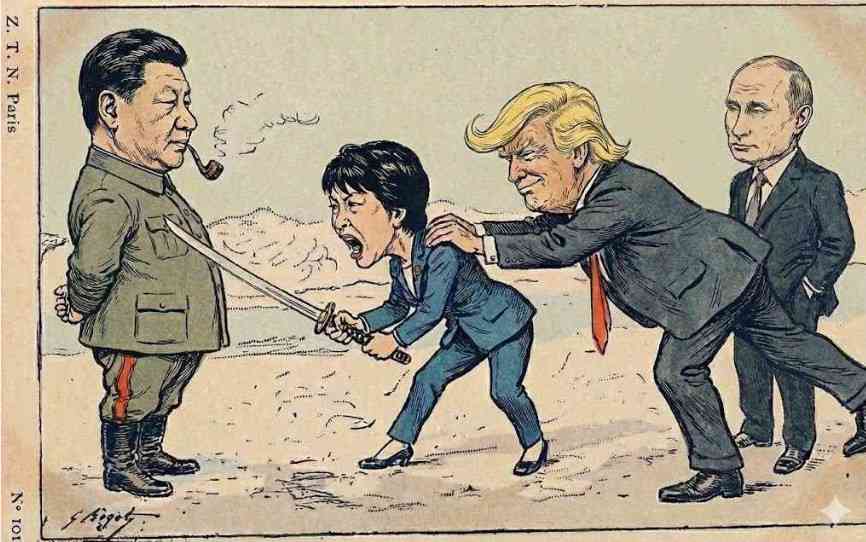 「日本が戦争に一歩踏み出す危機感」官邸前で抗議デモ 高市総理“台湾有事”発言の撤回求める 中国メディアの姿も
