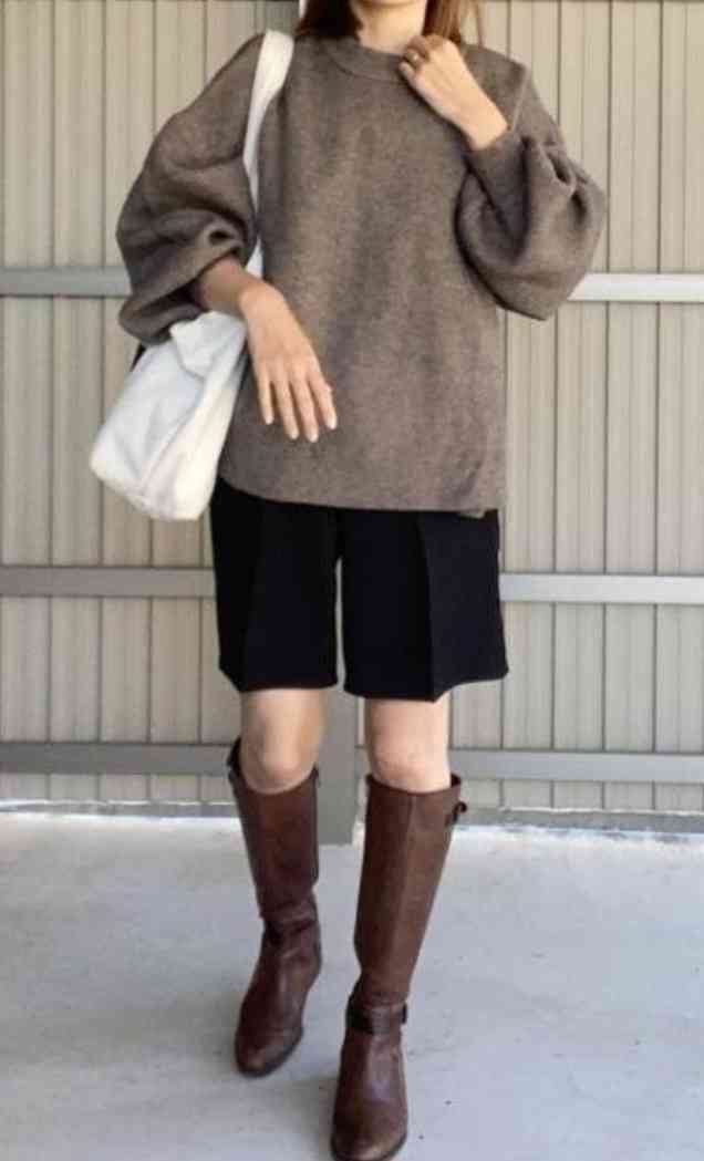 ロングブーツで通勤したい、コーデ案