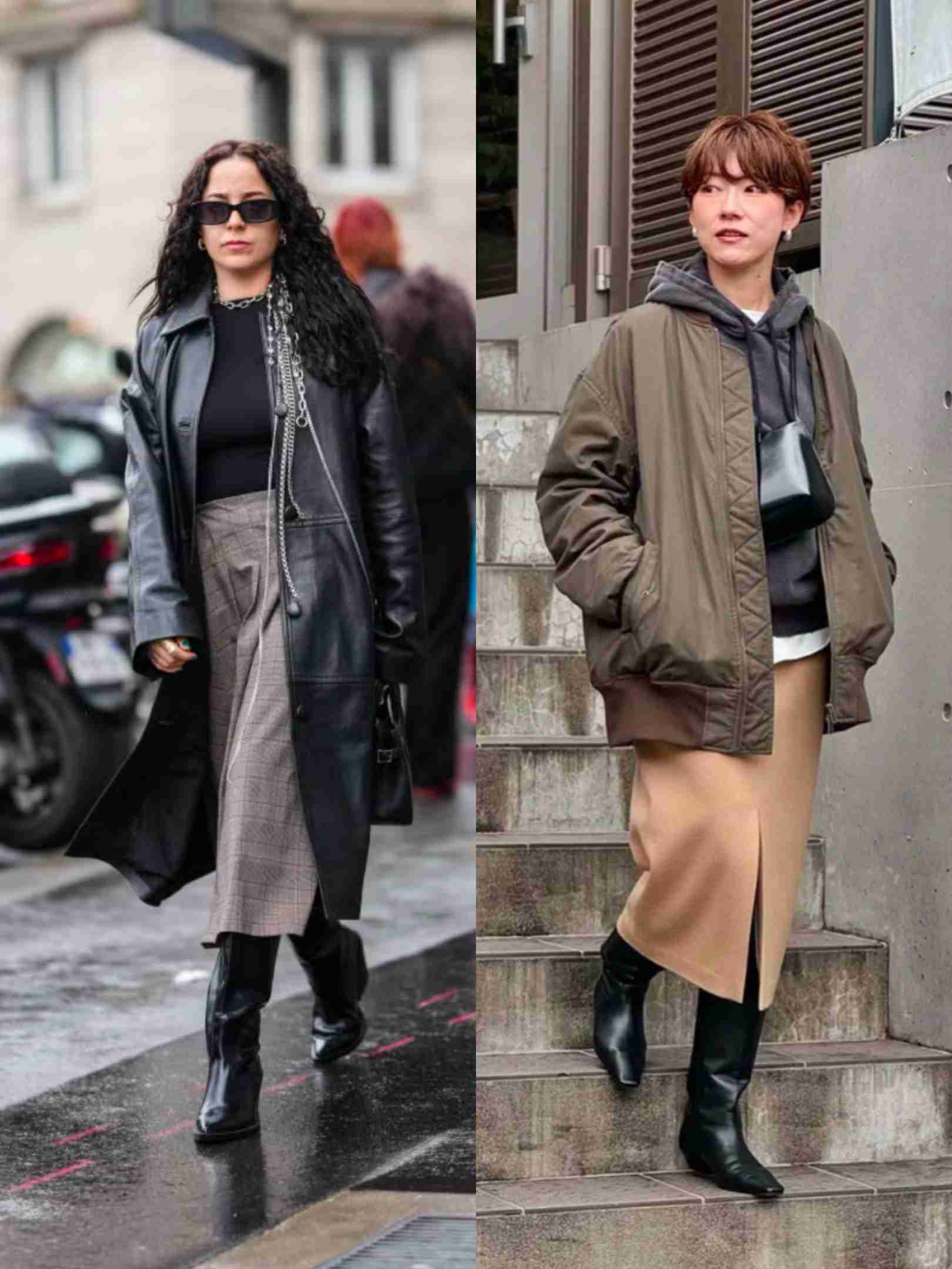 ロングブーツで通勤したい、コーデ案