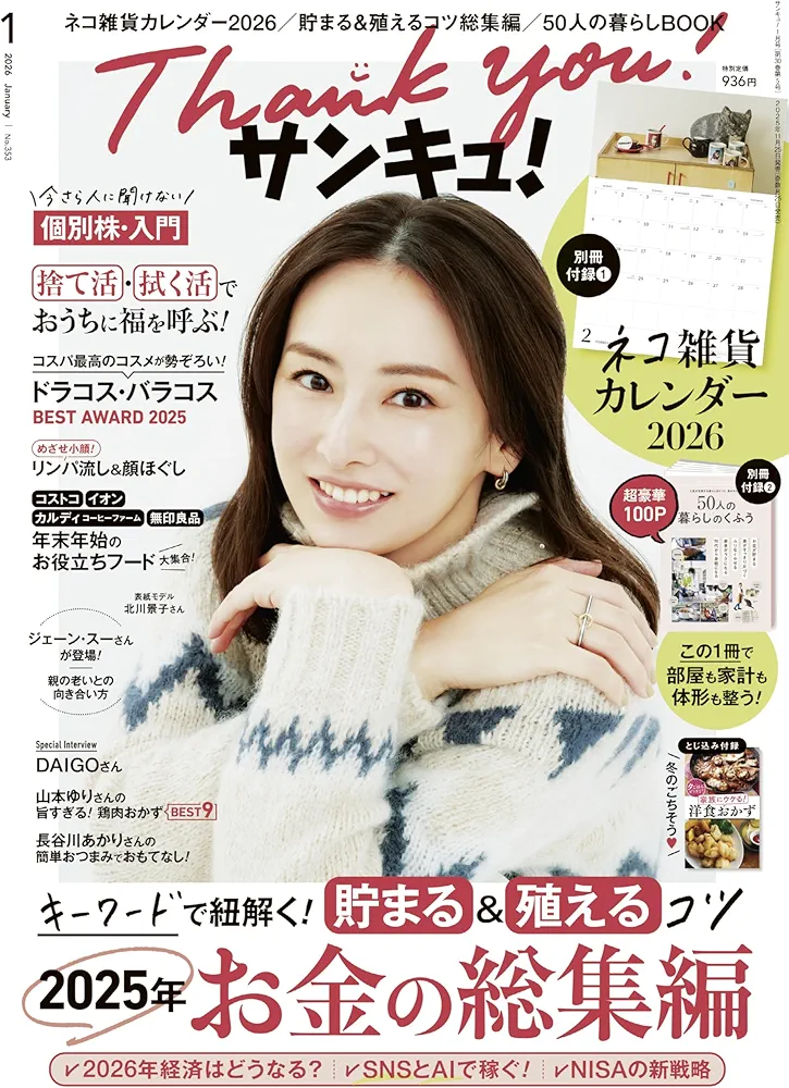 【定期トピ】雑誌付録12.1月号
