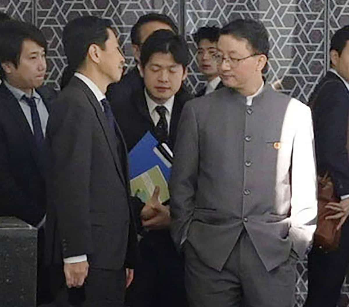 日本側が頭下げる？　局長協議で中国撮影の動画拡散