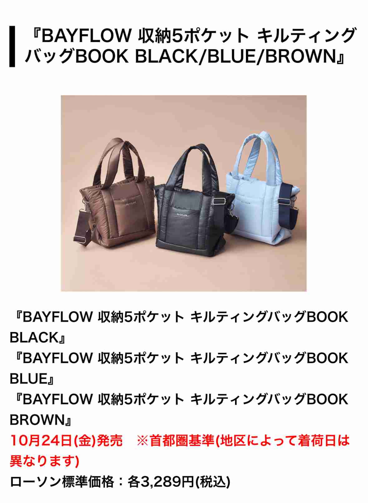 パートの通勤用バッグ【5000円くらい】