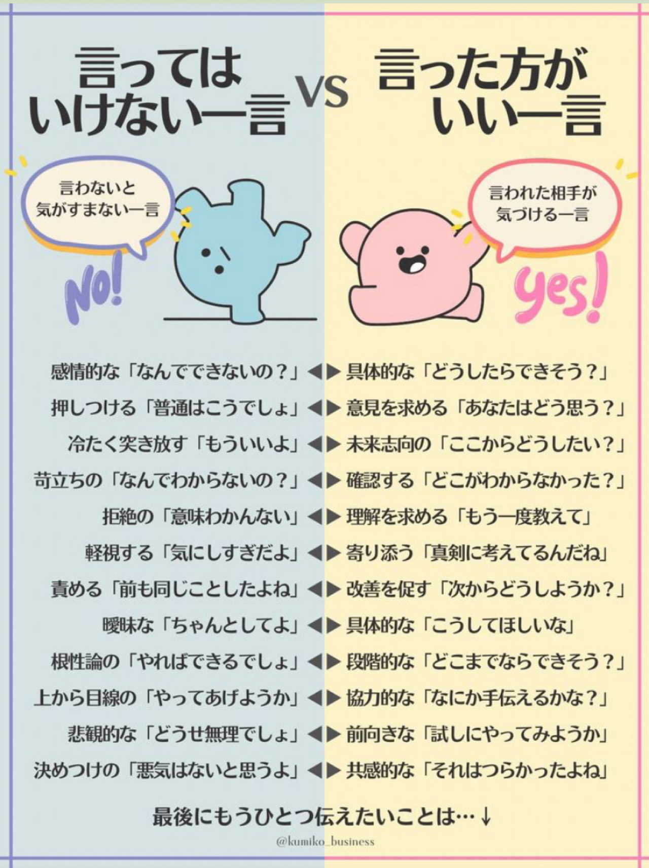 夫に、君と話すと自己肯定感が下がると言われた