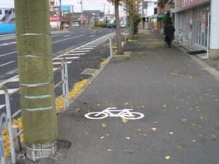 道を譲って貰ってもお礼をしない人。