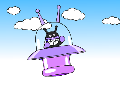 フェードアウトする男