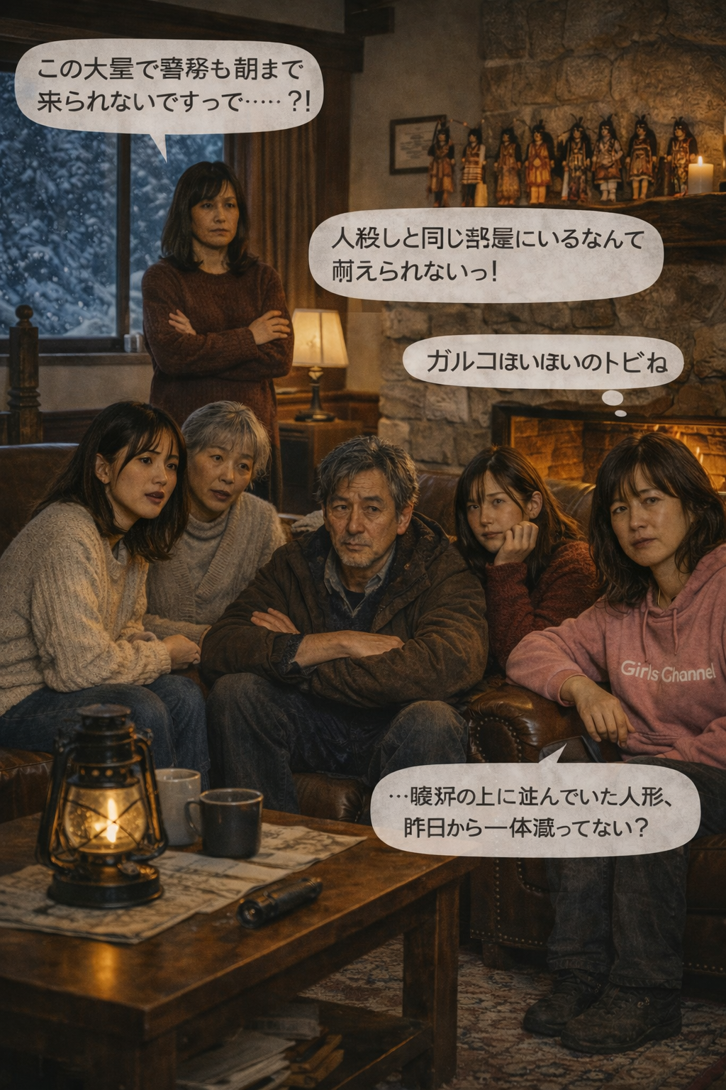 【なりきり】殺人犯がうろつく雪山のペンションで疑心暗鬼になっている人たちが集うトピ　part2