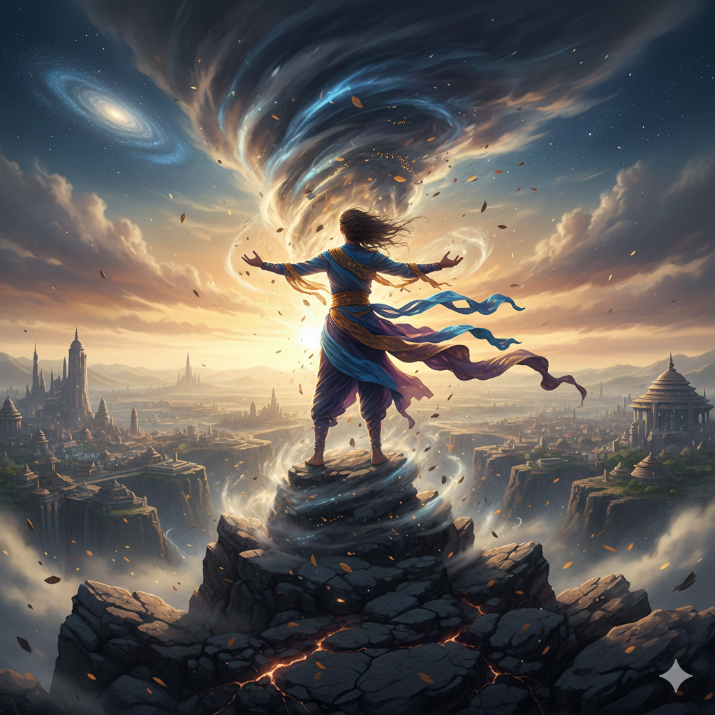 生成AIで、ある曲の歌詞を1枚のイメージ画像にしてもらうトピ