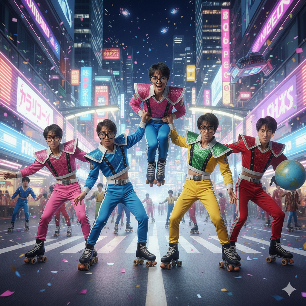 生成AIで、ある曲の歌詞を1枚のイメージ画像にしてもらうトピ