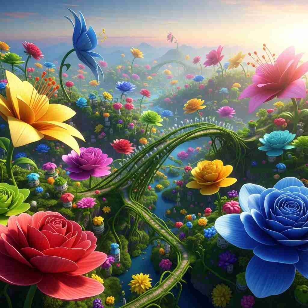 生成AIで、ある曲の歌詞を1枚のイメージ画像にしてもらうトピ