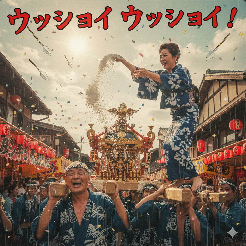 生成AIで、ある曲の歌詞を1枚のイメージ画像にしてもらうトピ