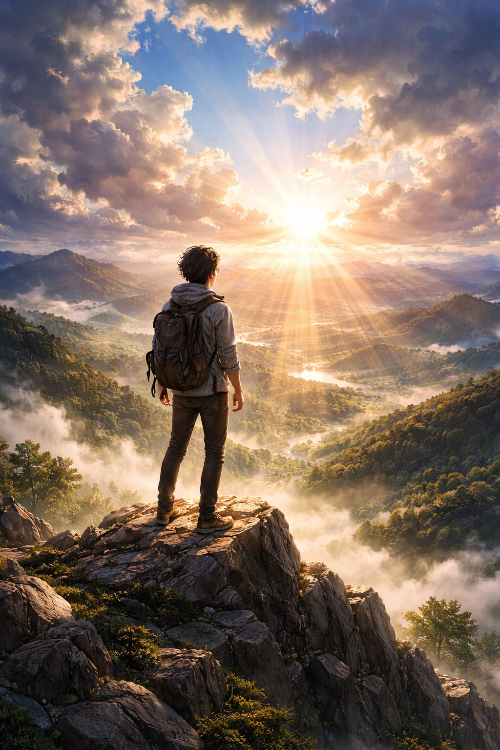 生成AIで、ある曲の歌詞を1枚のイメージ画像にしてもらうトピ