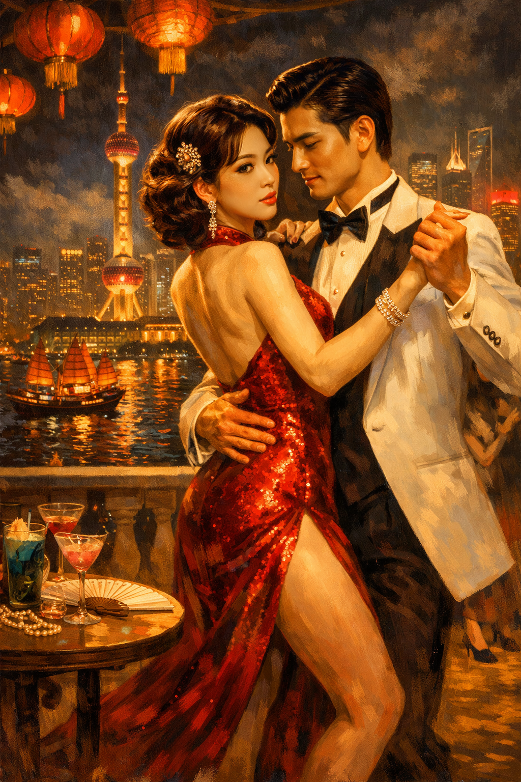 生成AIで、ある曲の歌詞を1枚のイメージ画像にしてもらうトピ