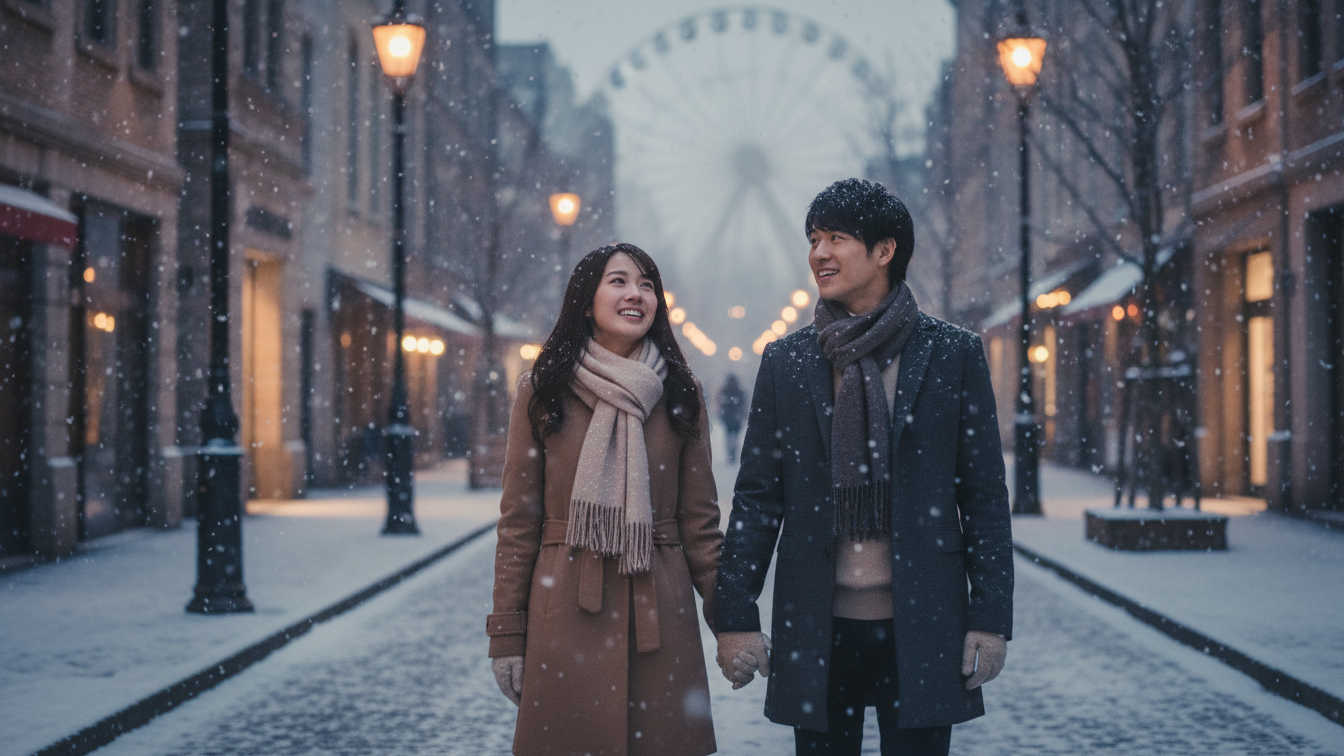 生成AIで、ある曲の歌詞を1枚のイメージ画像にしてもらうトピ