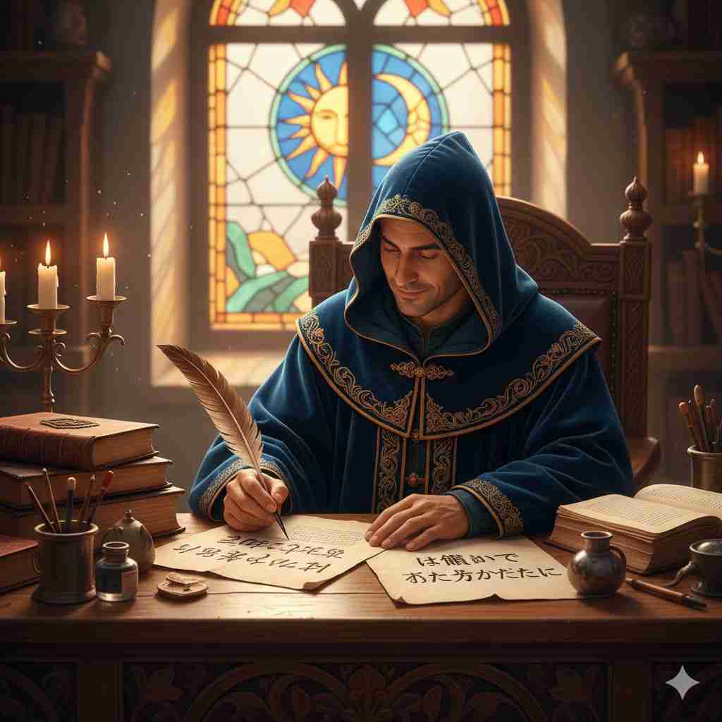 生成AIで、ある曲の歌詞を1枚のイメージ画像にしてもらうトピ