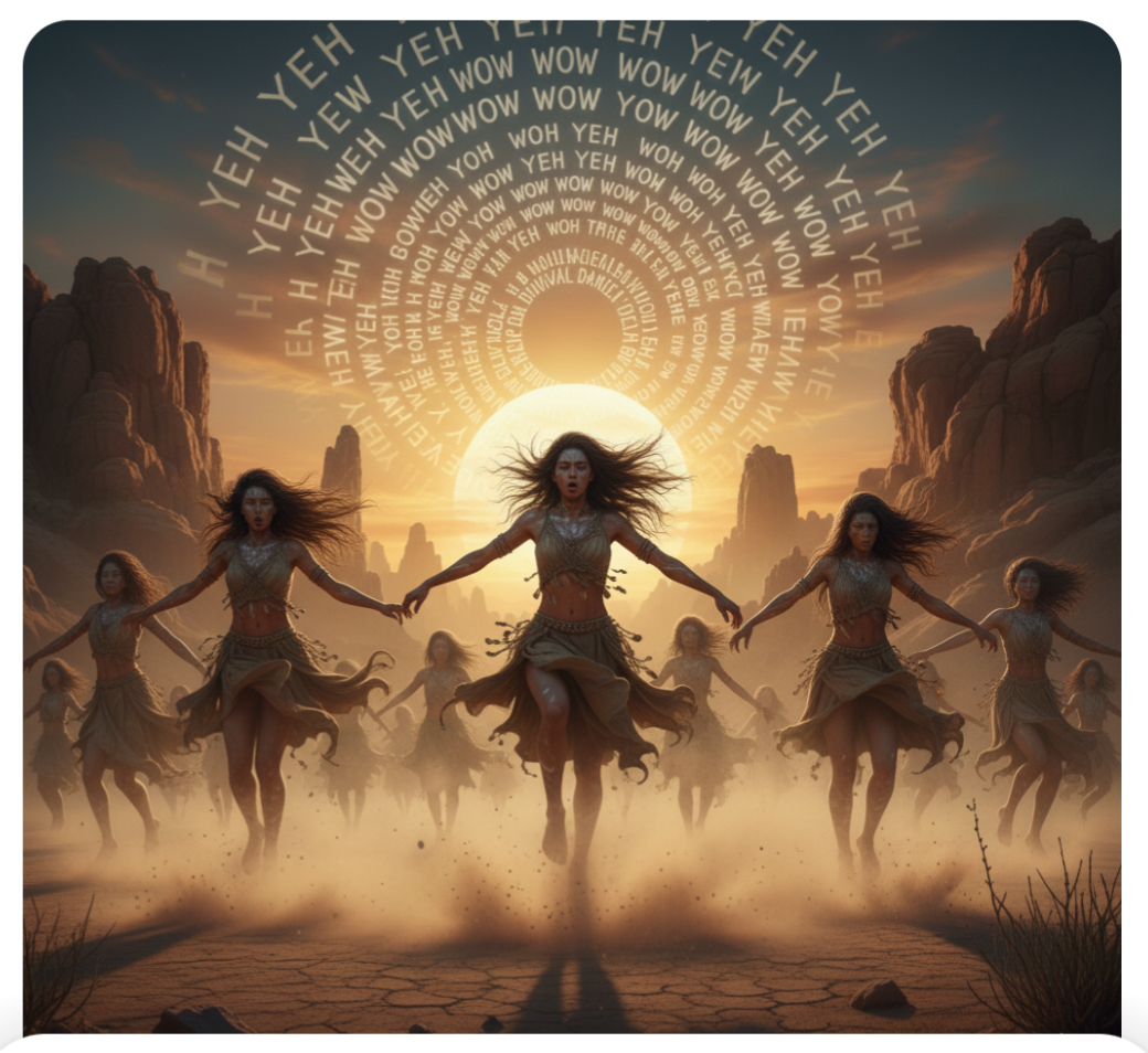 生成AIで、ある曲の歌詞を1枚のイメージ画像にしてもらうトピ