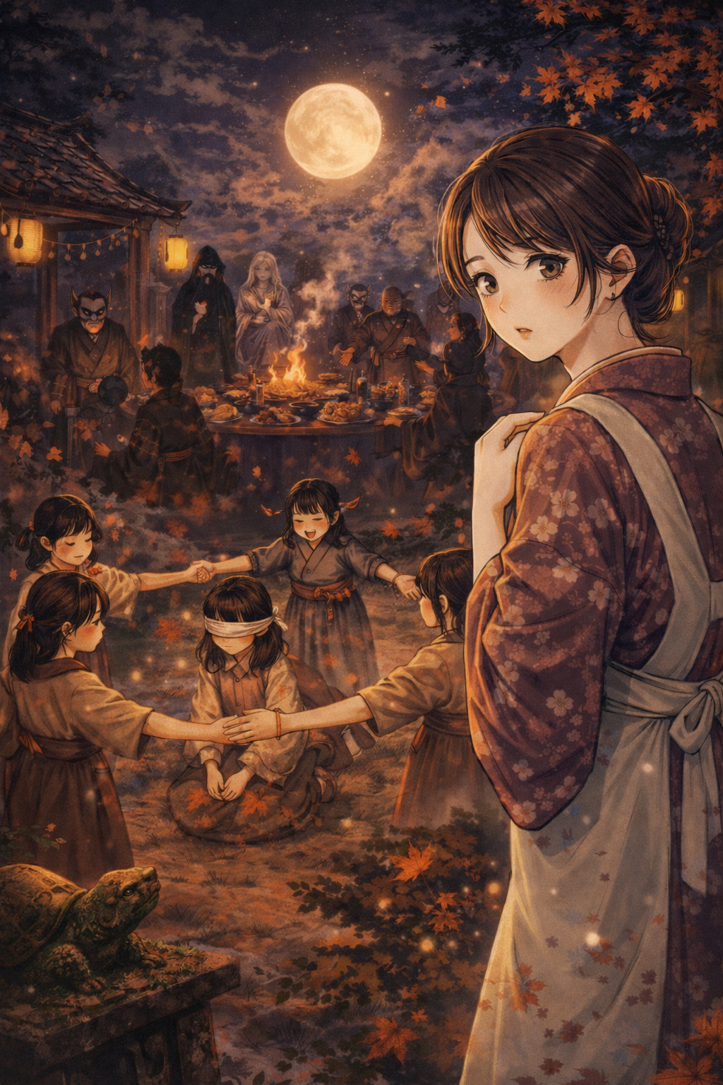 生成AIで、ある曲の歌詞を1枚のイメージ画像にしてもらうトピ