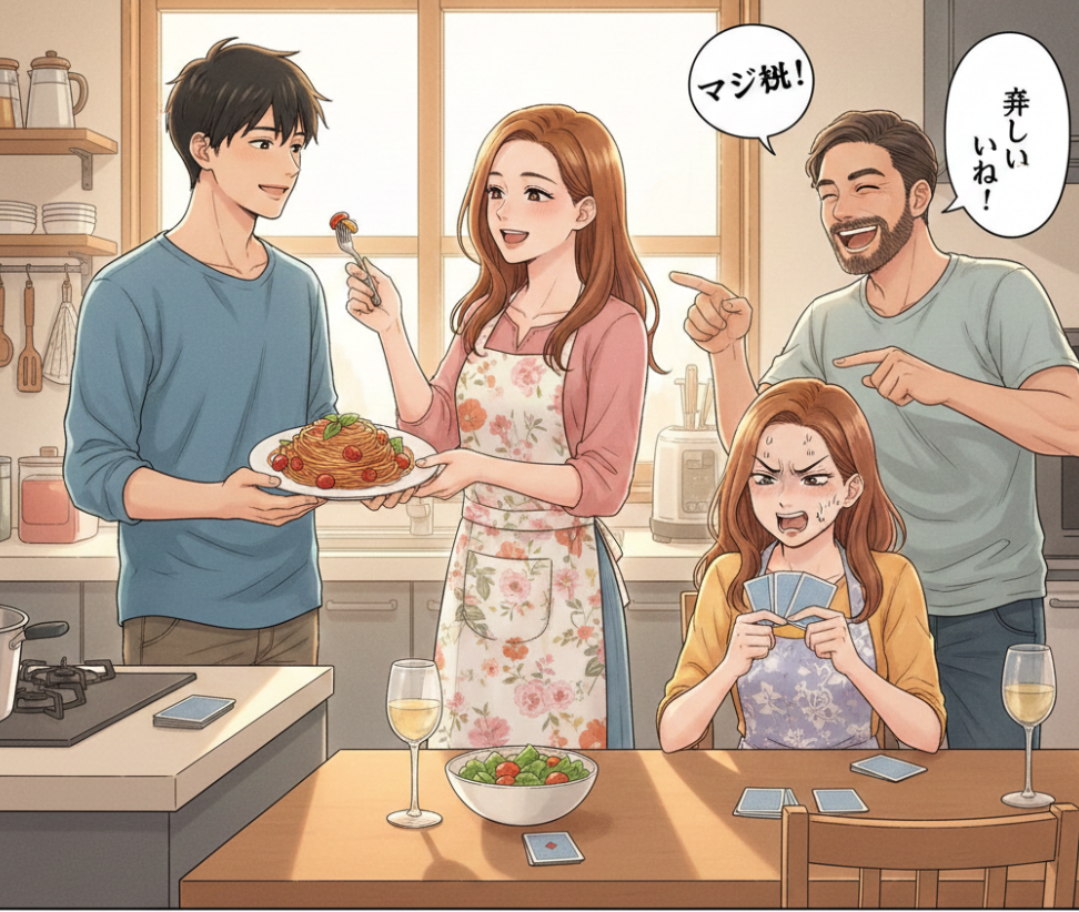 生成AIで、ある曲の歌詞を1枚のイメージ画像にしてもらうトピ