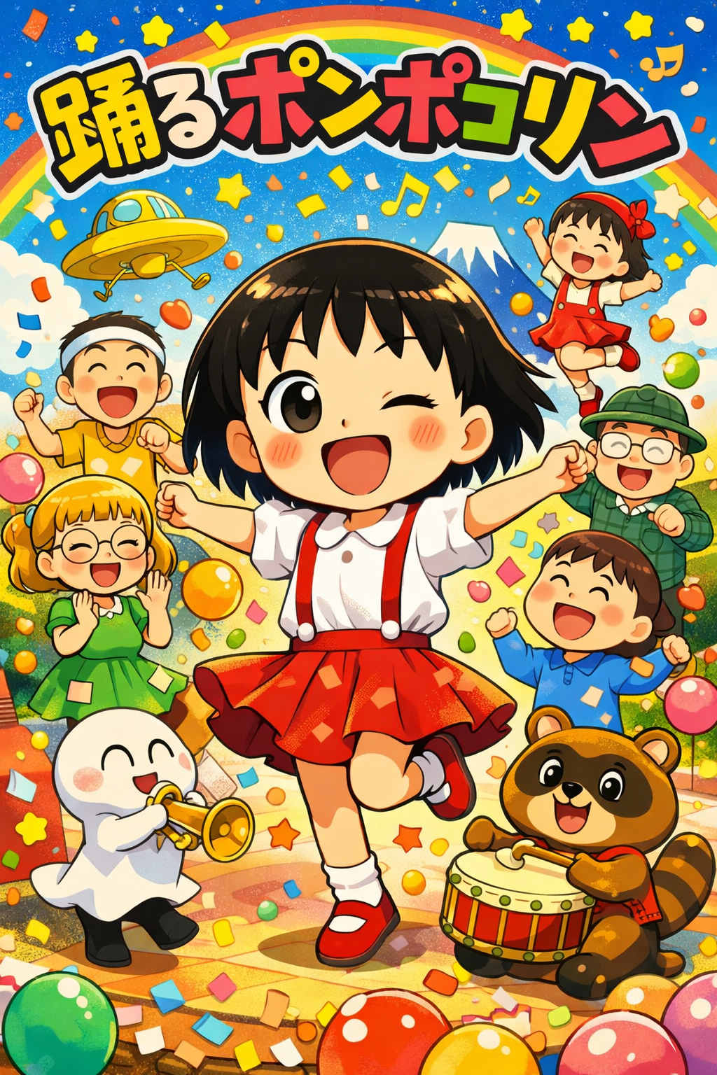 生成AIで、ある曲の歌詞を1枚のイメージ画像にしてもらうトピ