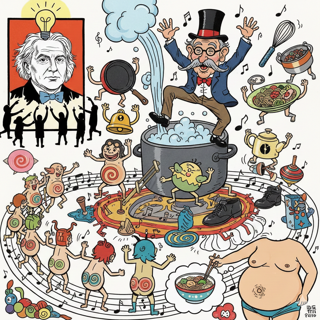 生成AIで、ある曲の歌詞を1枚のイメージ画像にしてもらうトピ