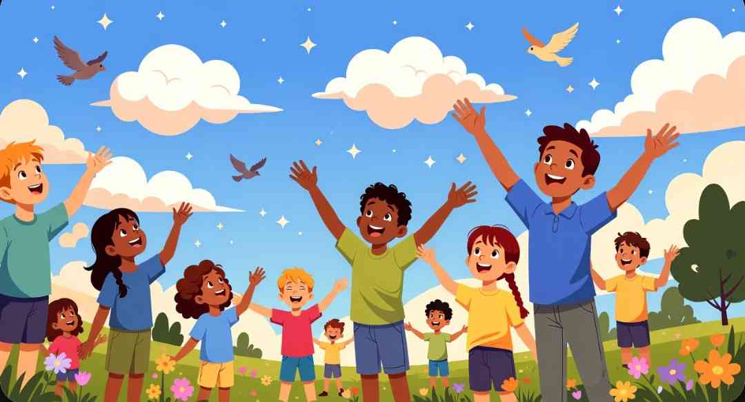 生成AIで、ある曲の歌詞を1枚のイメージ画像にしてもらうトピ