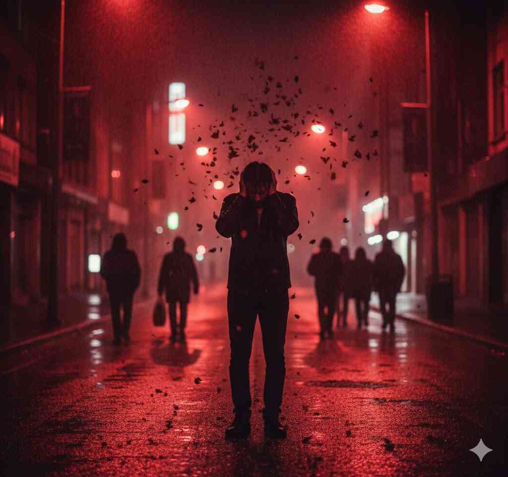 生成AIで、ある曲の歌詞を1枚のイメージ画像にしてもらうトピ