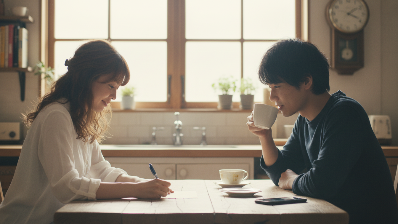 生成AIで、ある曲の歌詞を1枚のイメージ画像にしてもらうトピ