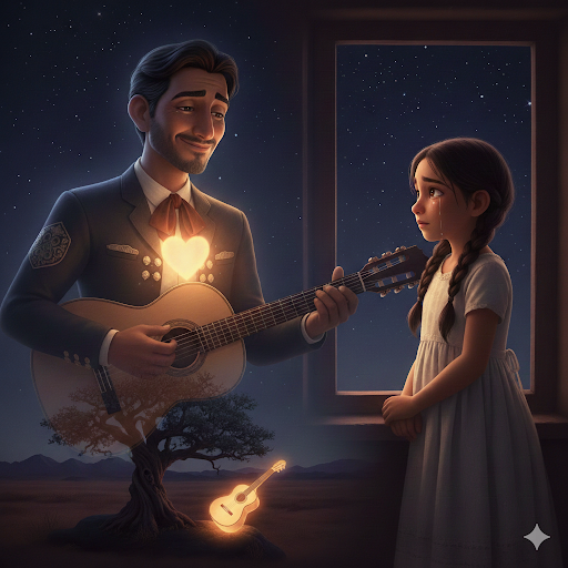 生成AIで、ある曲の歌詞を1枚のイメージ画像にしてもらうトピ