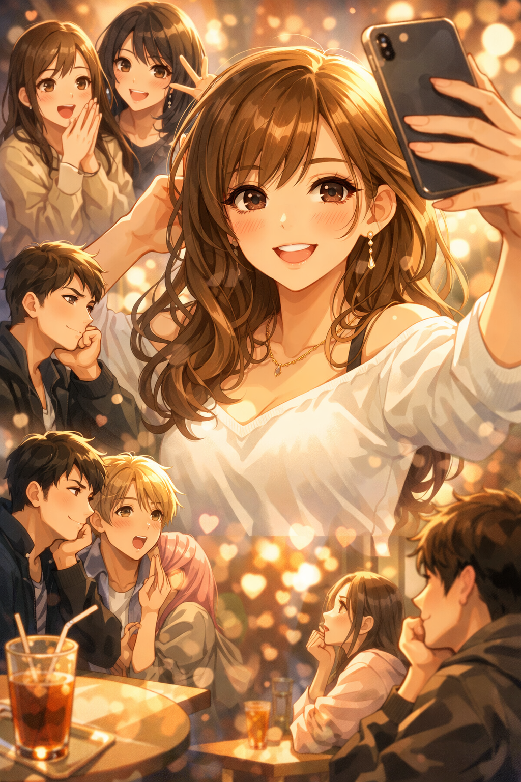 生成AIで、ある曲の歌詞を1枚のイメージ画像にしてもらうトピ