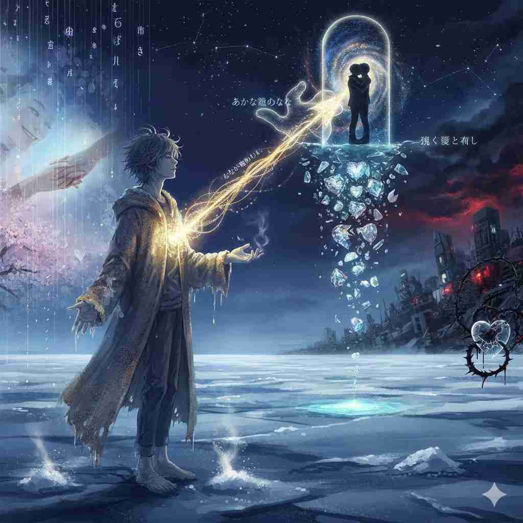 生成AIで、ある曲の歌詞を1枚のイメージ画像にしてもらうトピ