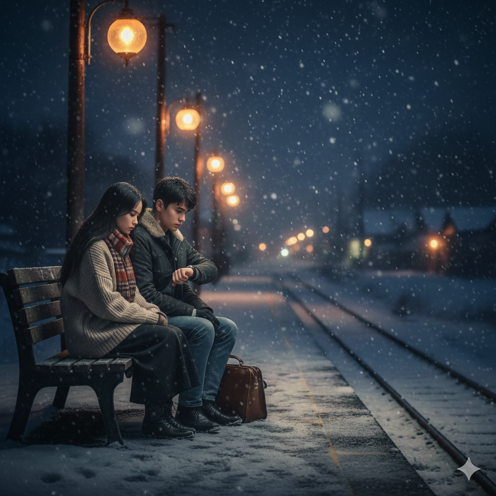 生成AIで、ある曲の歌詞を1枚のイメージ画像にしてもらうトピ