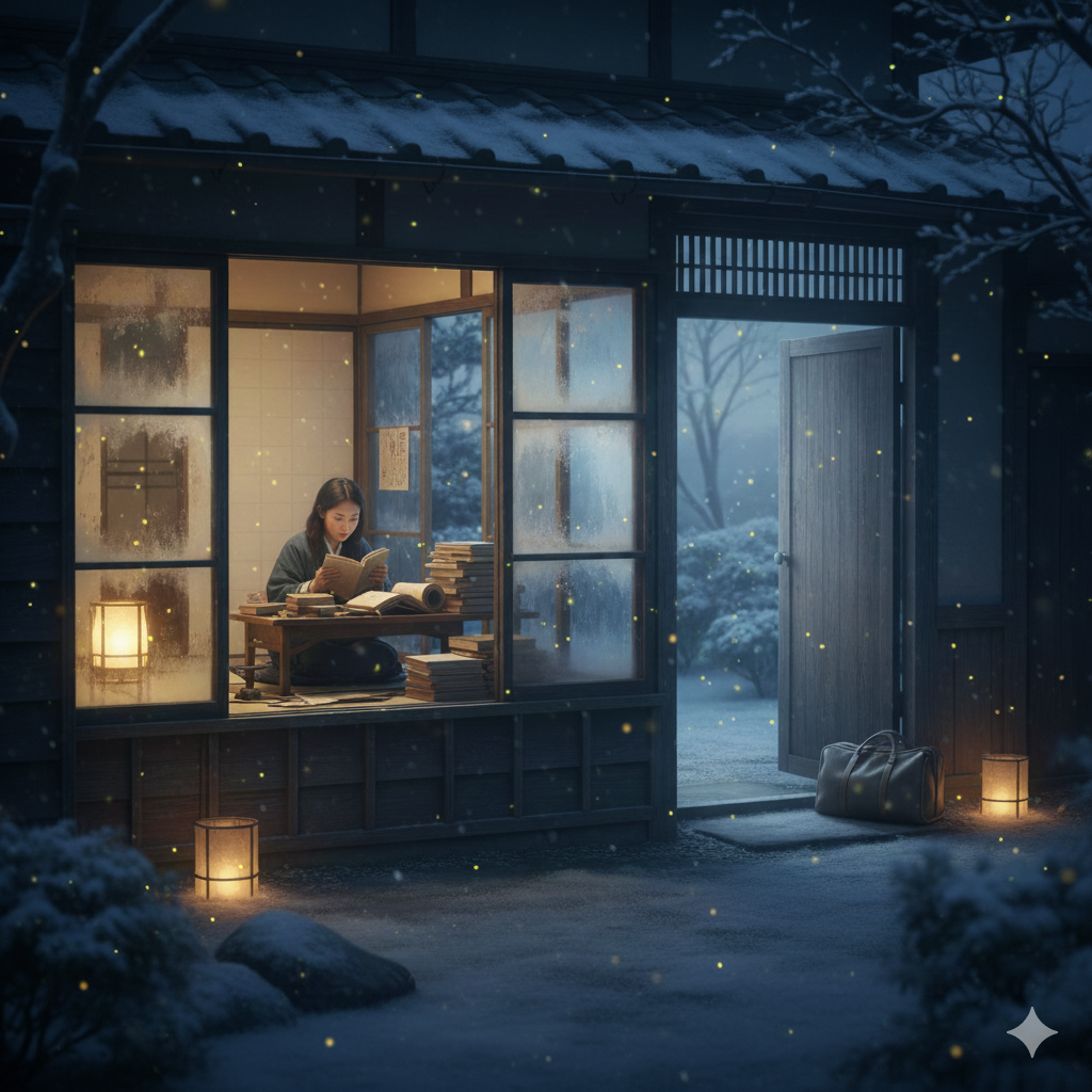 生成AIで、ある曲の歌詞を1枚のイメージ画像にしてもらうトピ