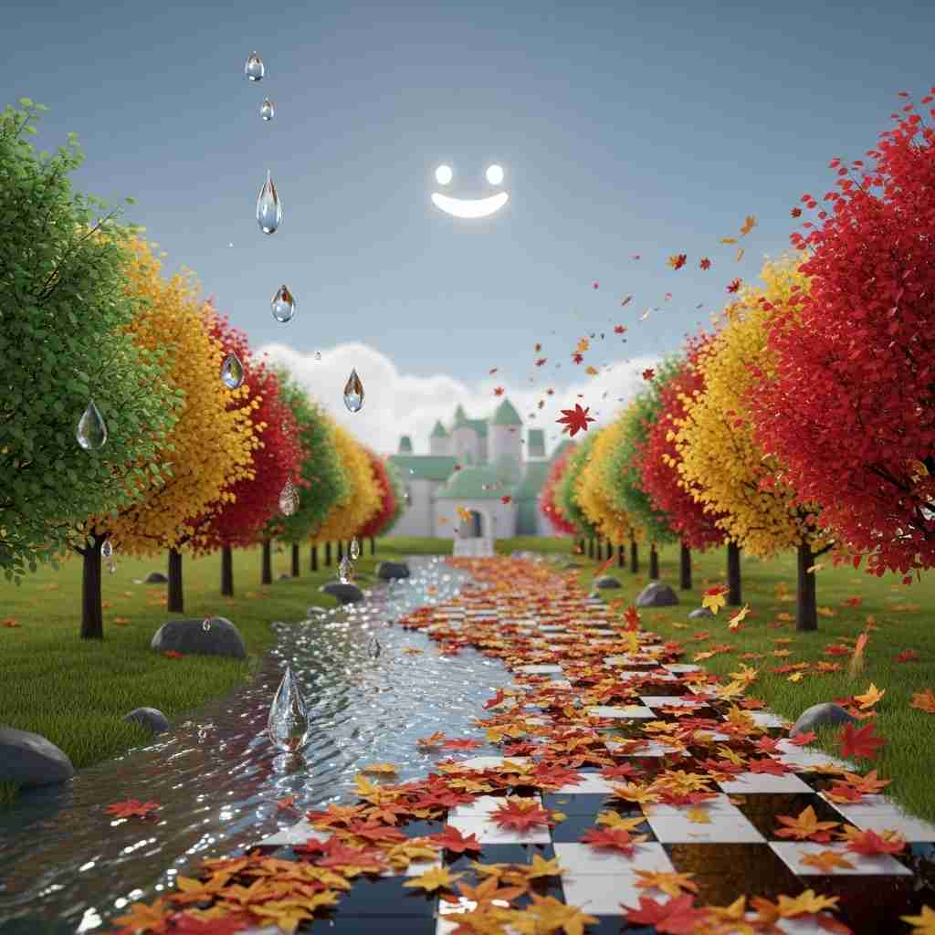 生成AIで、ある曲の歌詞を1枚のイメージ画像にしてもらうトピ