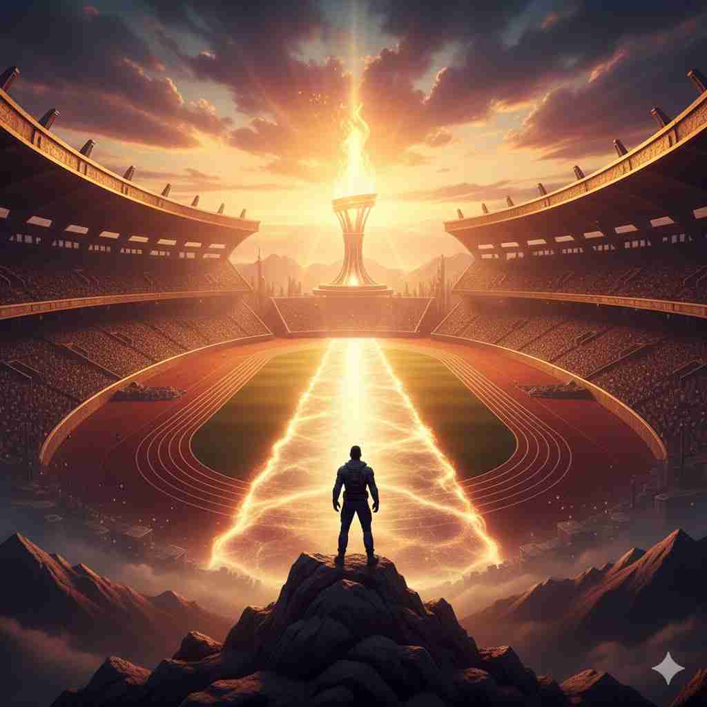 生成AIで、ある曲の歌詞を1枚のイメージ画像にしてもらうトピ