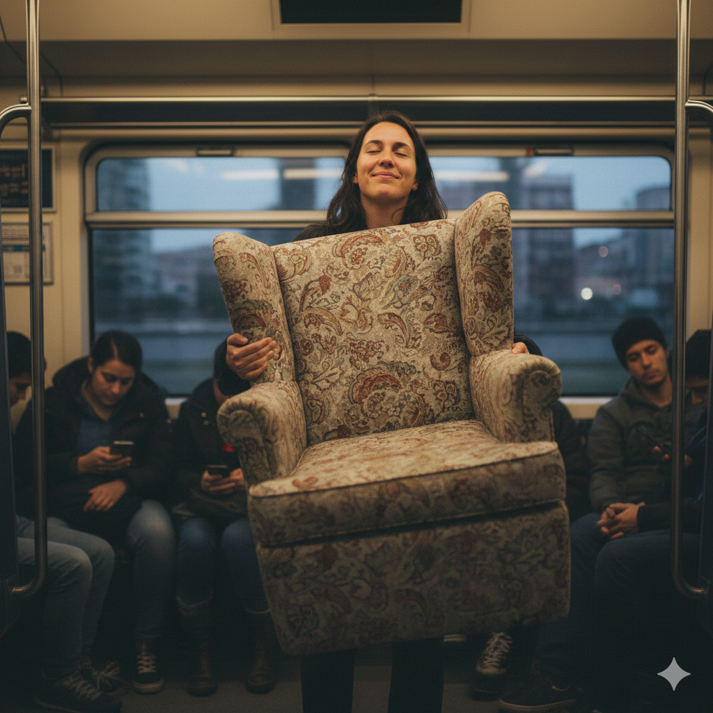 生成AIで、ある曲の歌詞を1枚のイメージ画像にしてもらうトピ