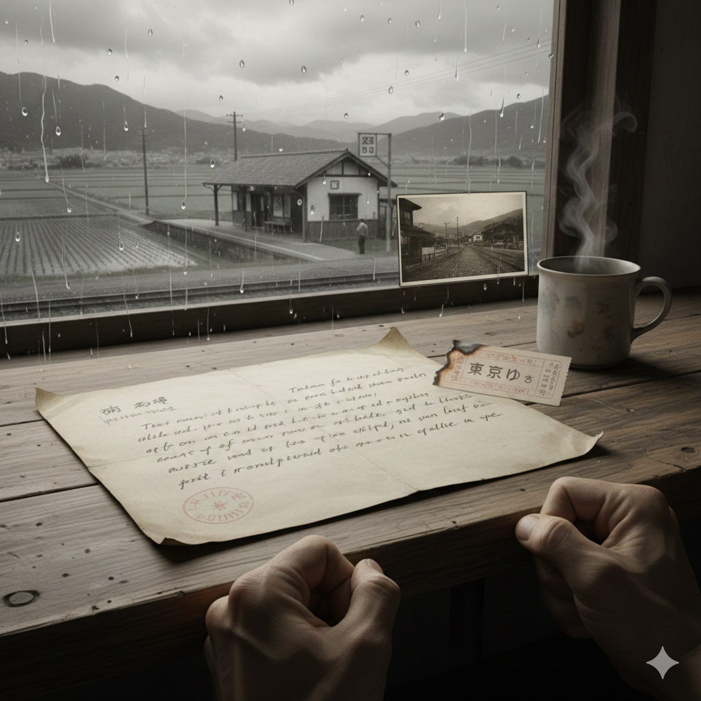 生成AIで、ある曲の歌詞を1枚のイメージ画像にしてもらうトピ