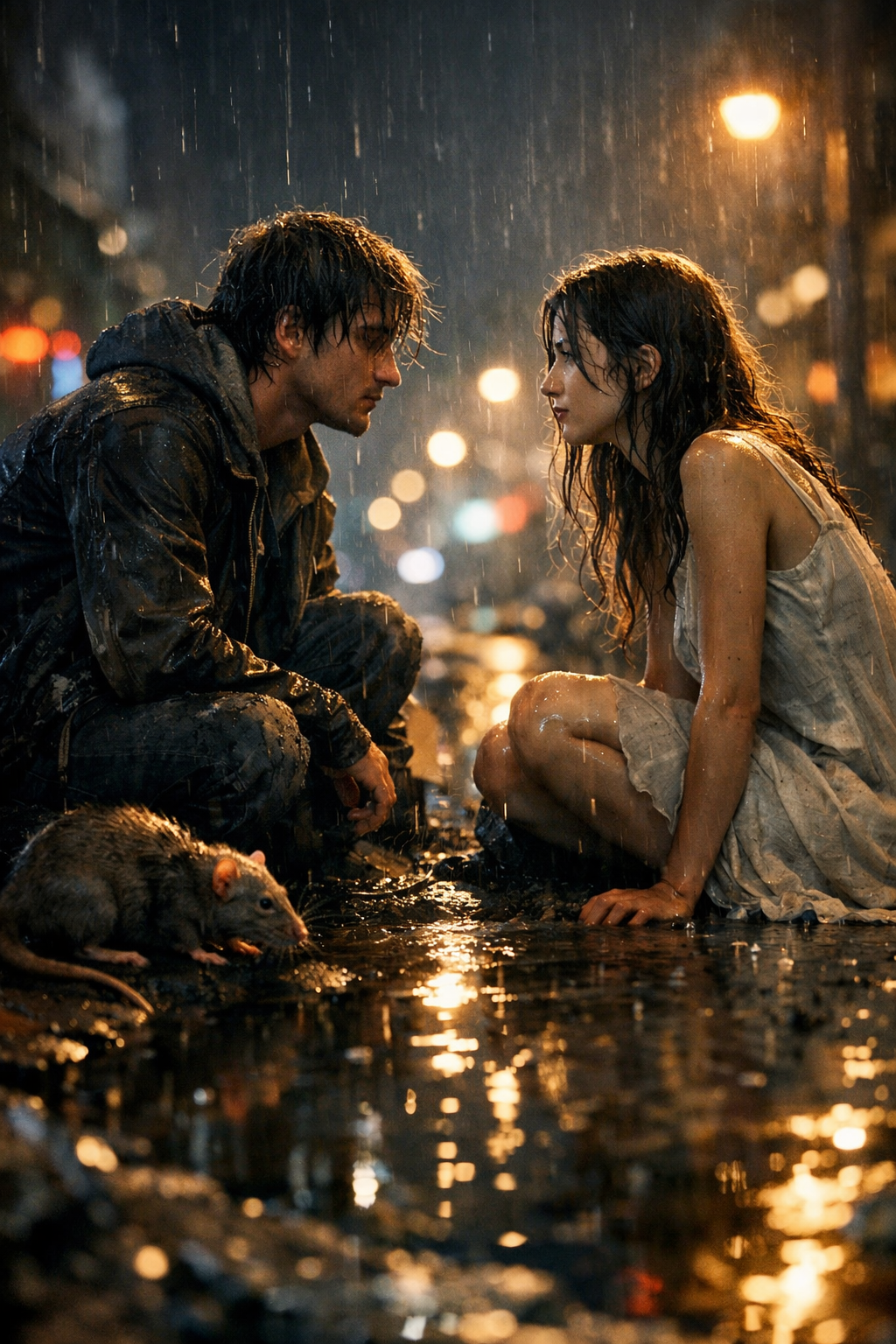 生成AIで、ある曲の歌詞を1枚のイメージ画像にしてもらうトピ