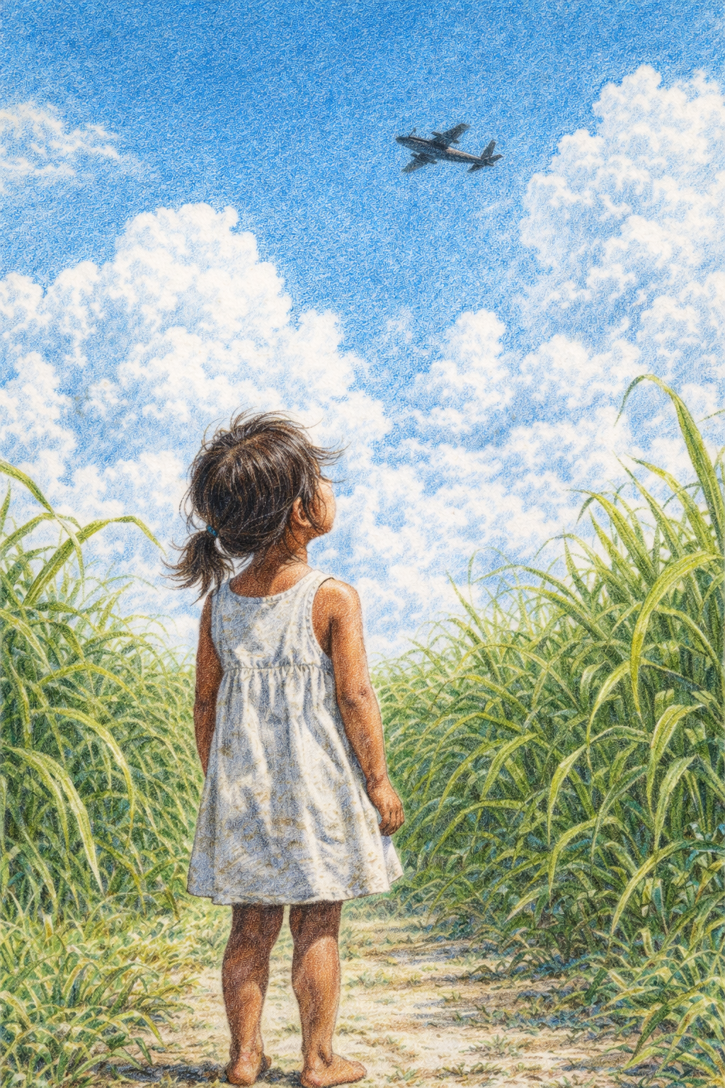 生成AIで、ある曲の歌詞を1枚のイメージ画像にしてもらうトピ