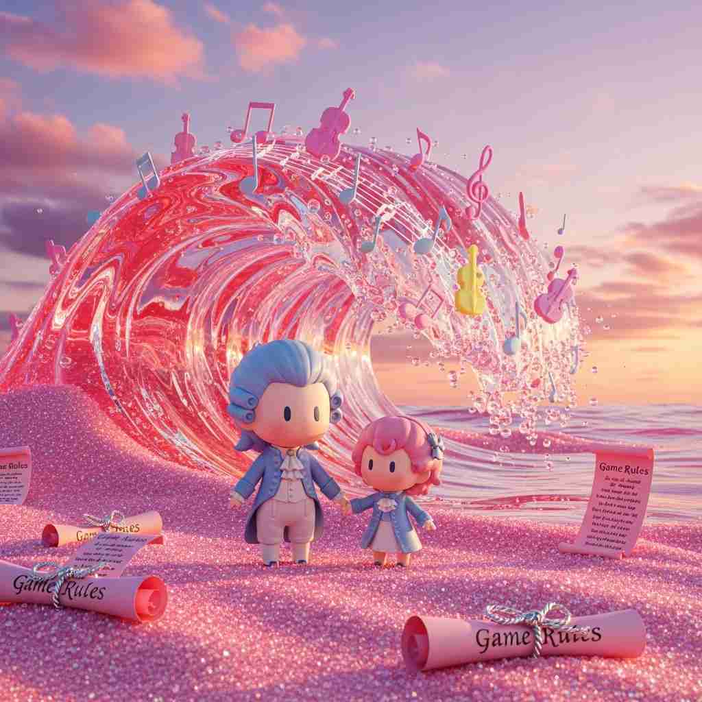 生成AIで、ある曲の歌詞を1枚のイメージ画像にしてもらうトピ